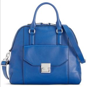 Ivanka trump hopewell dome satchel leather bag